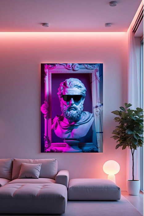 Wallity Pintura Decorativa de Vidrio Templado Multicolor 70 x 100 cm Wallity Pintura Decorativa de Vidrio Templado Multicolor 70 x 100 cm